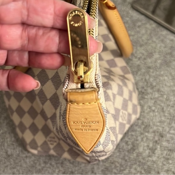 Louis Vuitton White Azure Saleyea PM - Picture 14 of 15